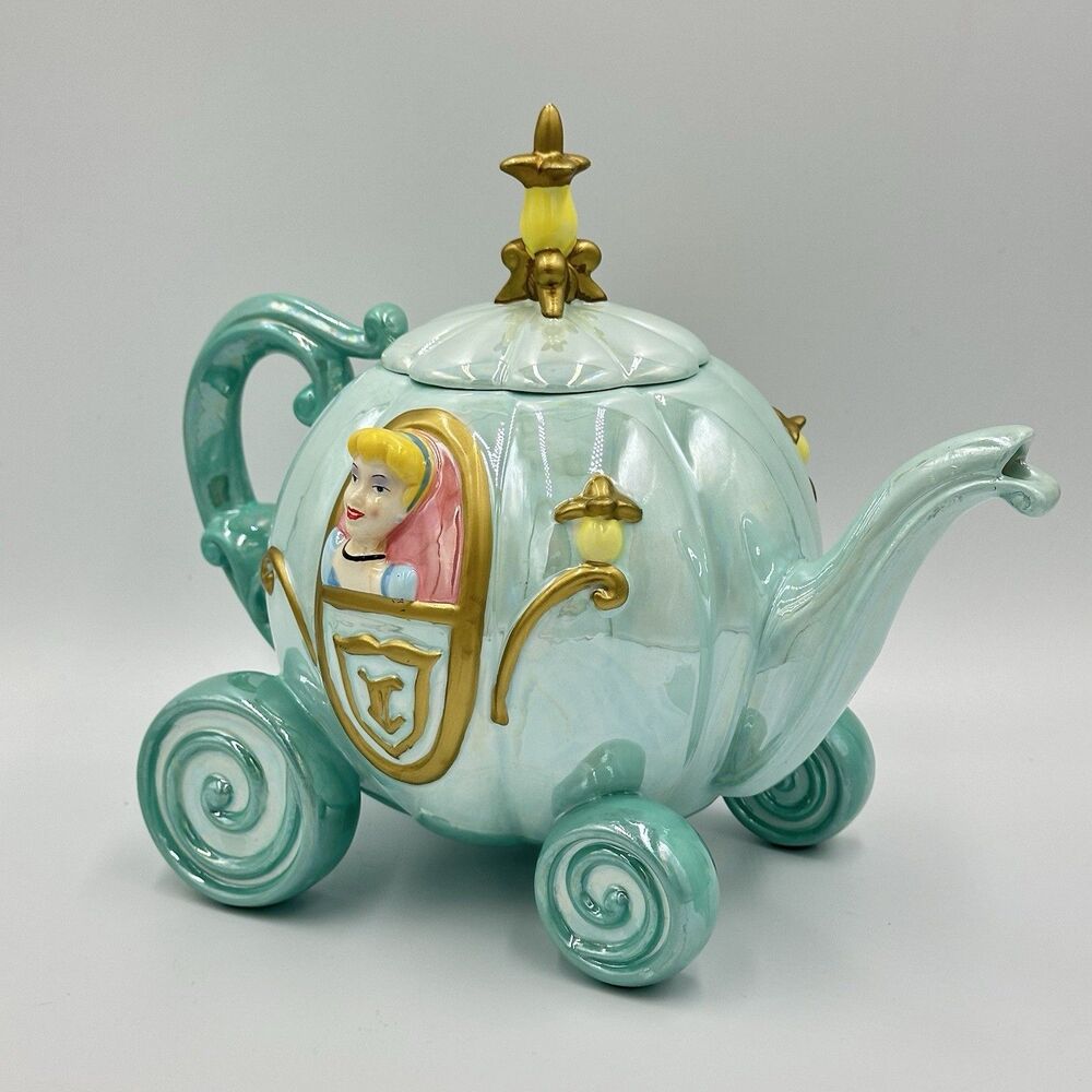 Disney Cinderella Carriage Ceramic Decorative Teapot